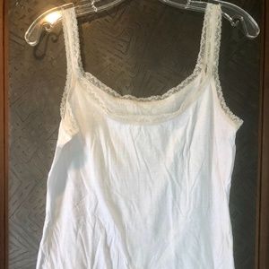 Lace trimmed Tank Top